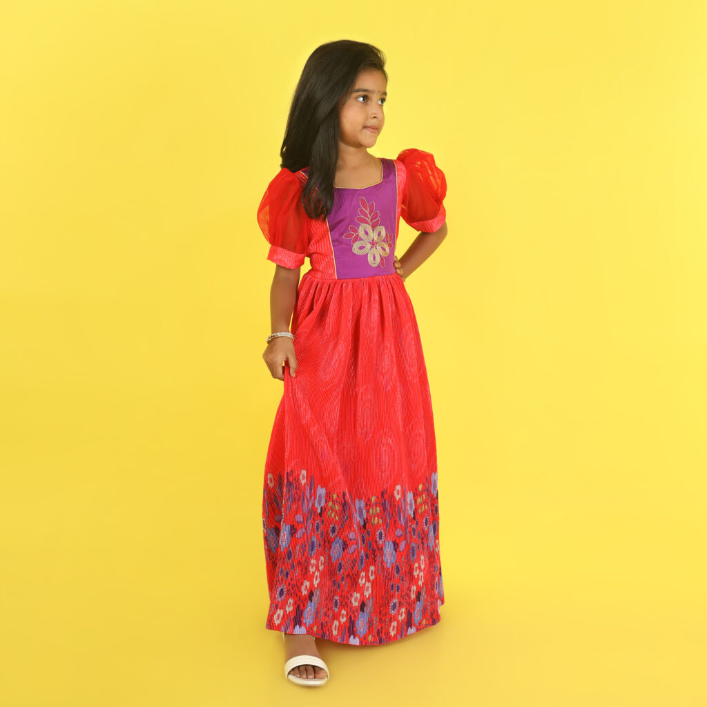 dress ready made pure breathable cotton front view ft