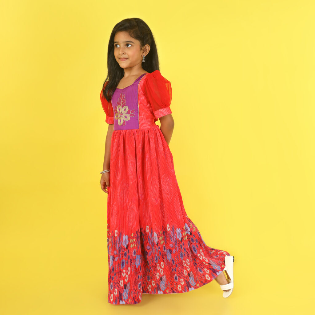 dress ready made pure breathable cotton front view bhy