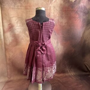 Nigal Mathi| Purple Traditional Kids Frock - Image 5