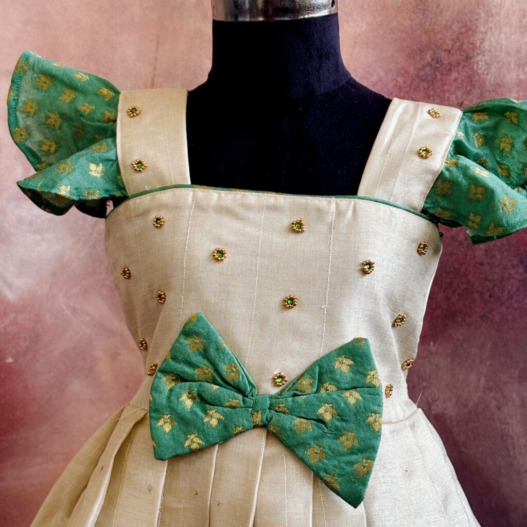Arvi limited stock mint grace kids frock immediate dispatch3