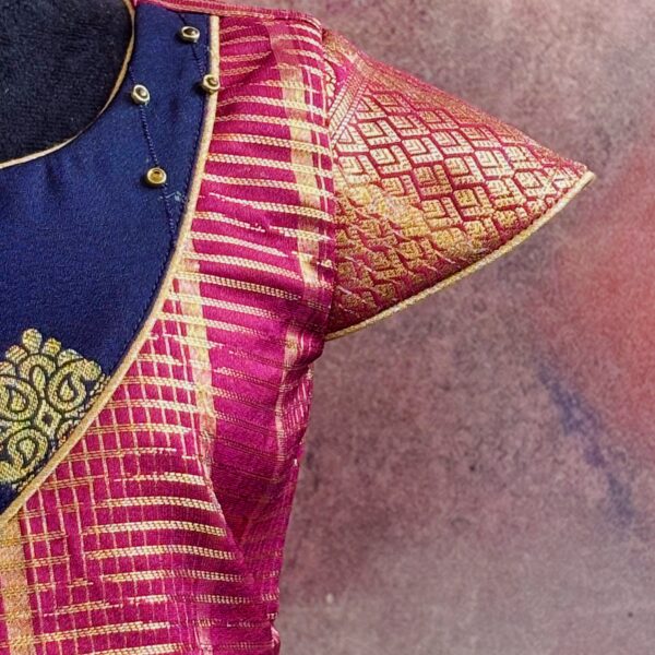 Arvi | Navy-Pink Frock - Image 3