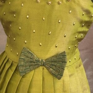 Arvi | Mustard Green Frock - Image 4