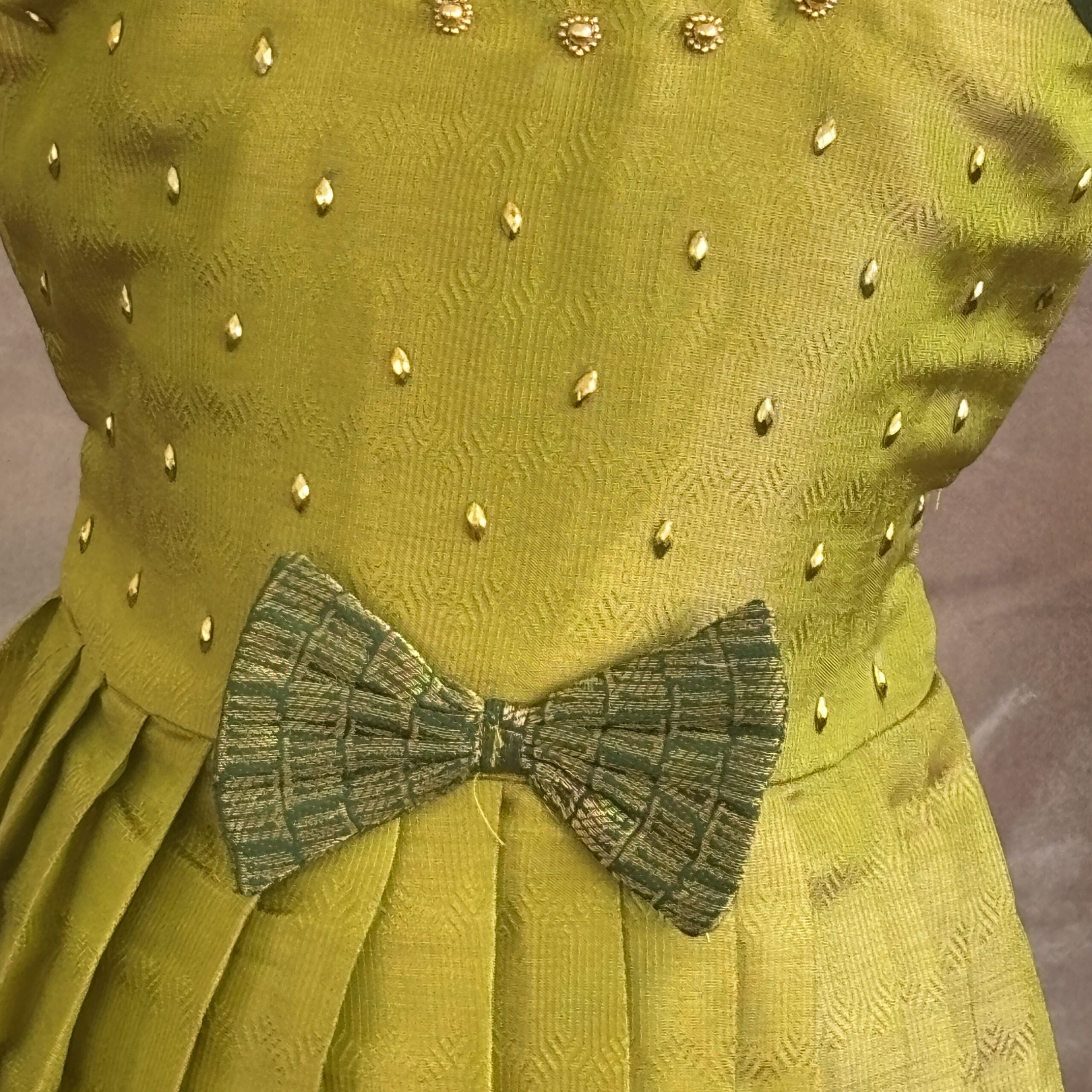 Arvi | Mustard Green Frock - Image 4