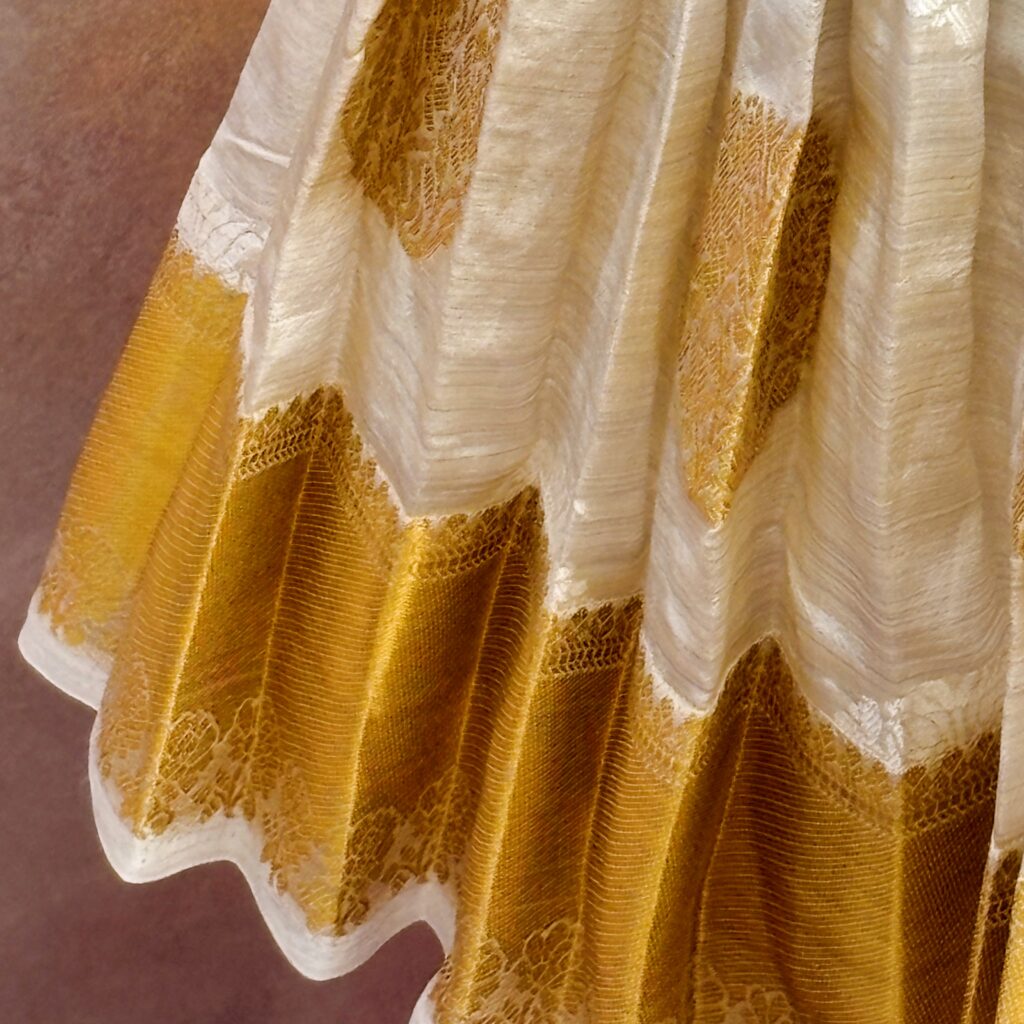 Arvi ruffle cream kids frock full look limited stock