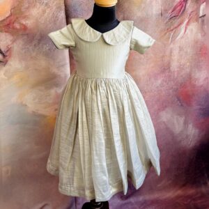Arvi | Vintage Grey Collar Frock - Image 1