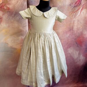 Arvi | Vintage Grey Collar Frock - Image 2
