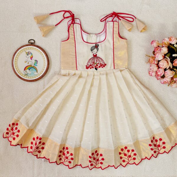 Amora | Little Smile Cotton Kids Frock