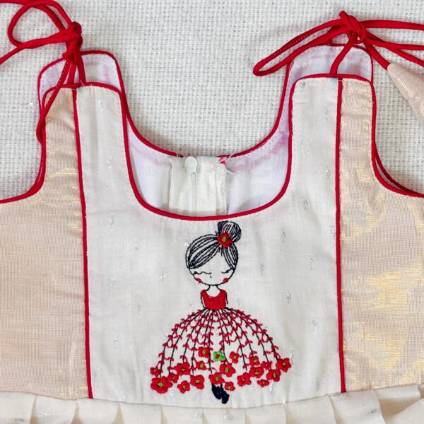 Amora | Little Smile Cotton Kids Frock - Image 3
