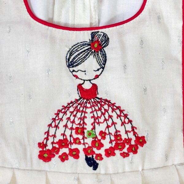 Amora | Little Smile Cotton Kids Frock - Image 4