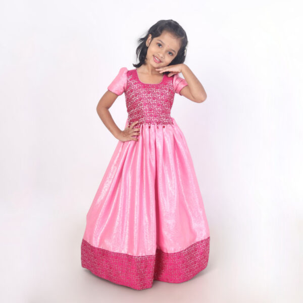 Yazh Nila | Pretty in Pink Long gown - Image 6