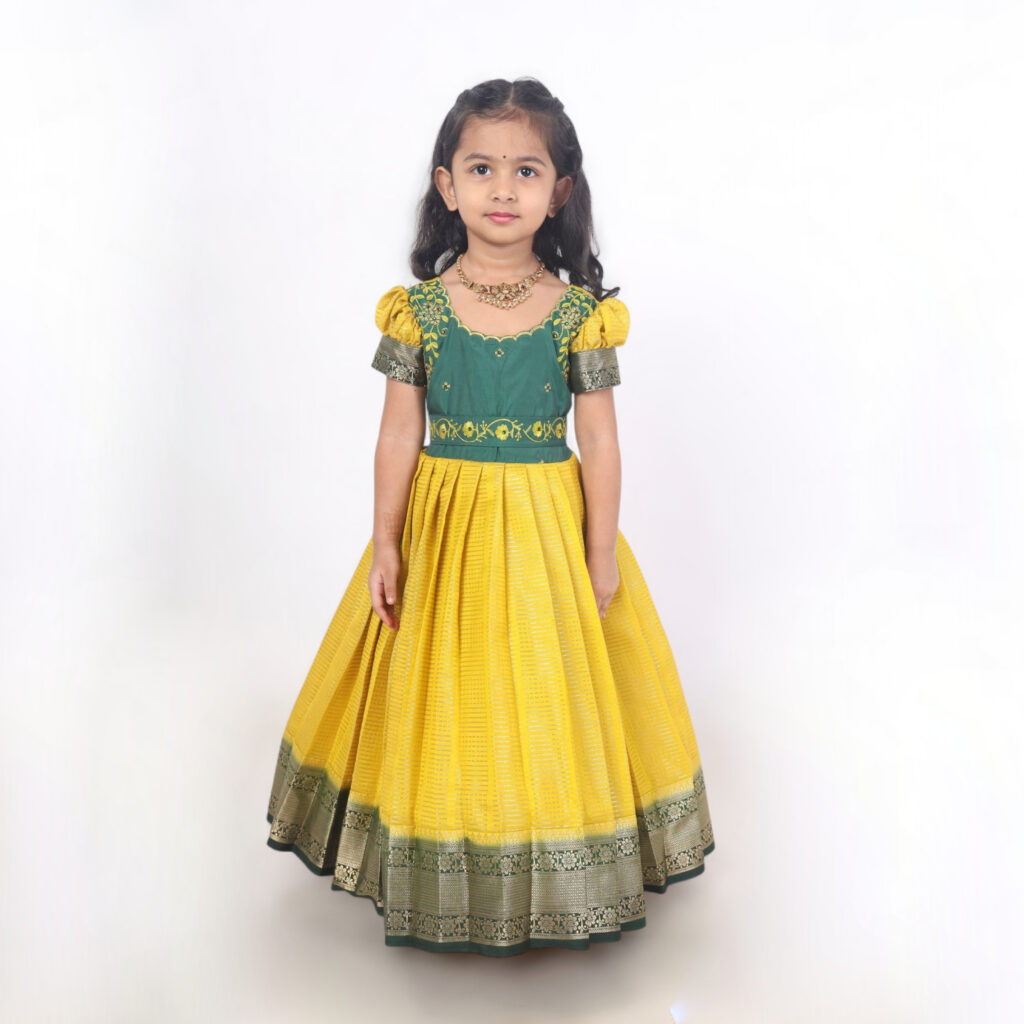 Made to order festive long gown for girls