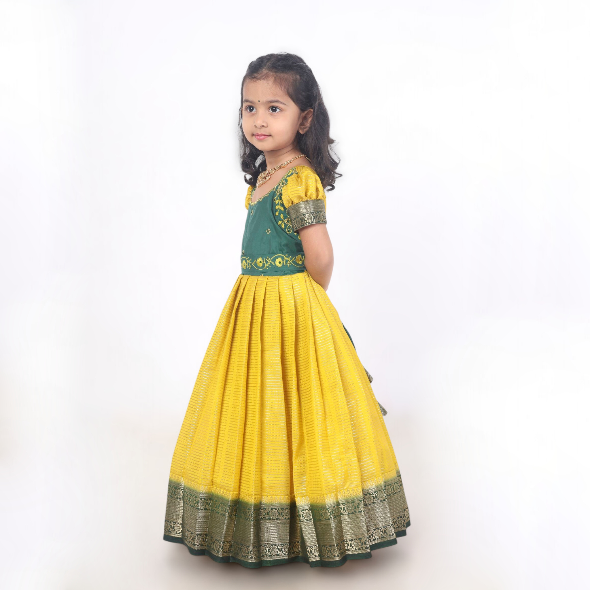 Varnika | Haridra Festive Long Gown - Image 3
