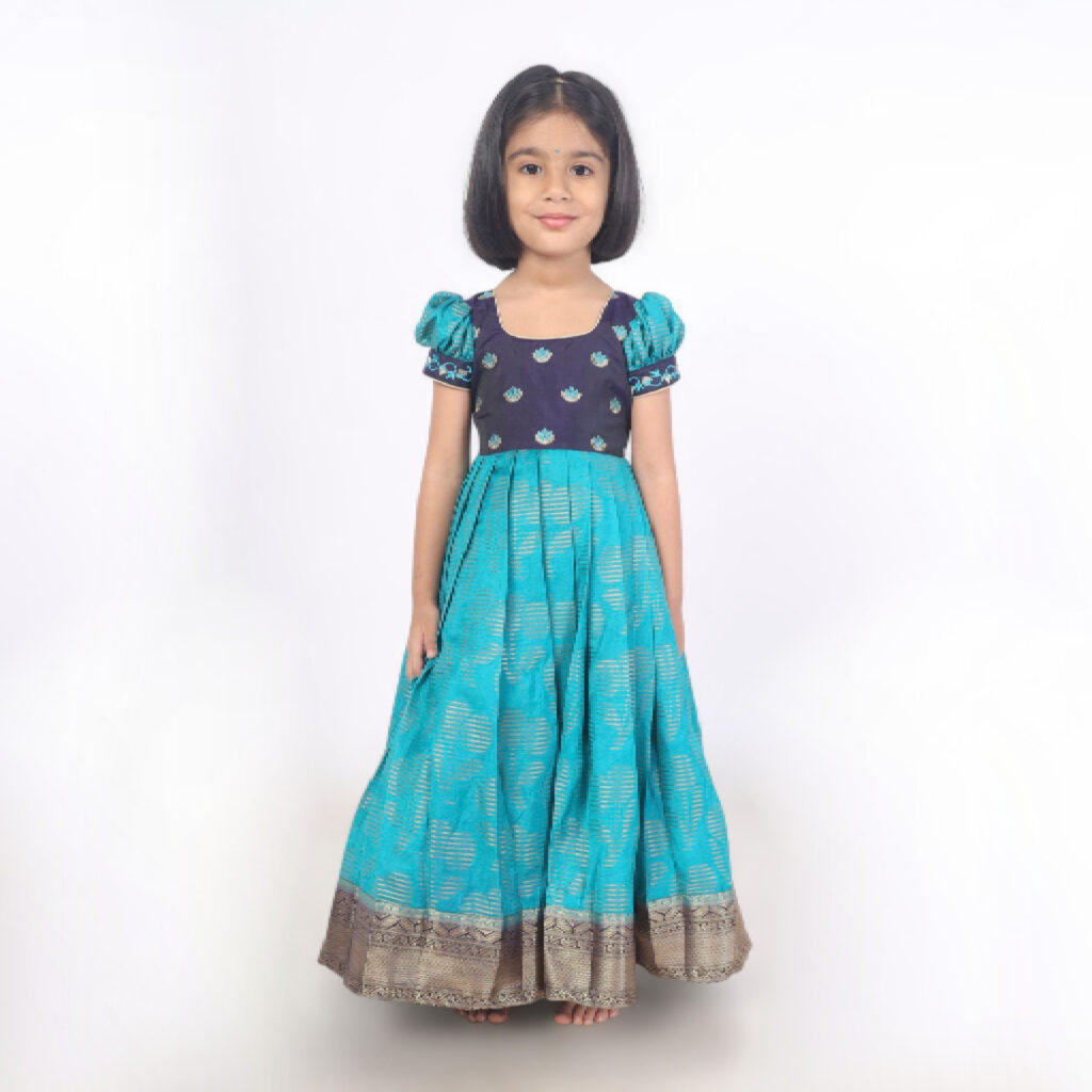 Designer Varnika Neelika festive long gown full length elegant festive wear