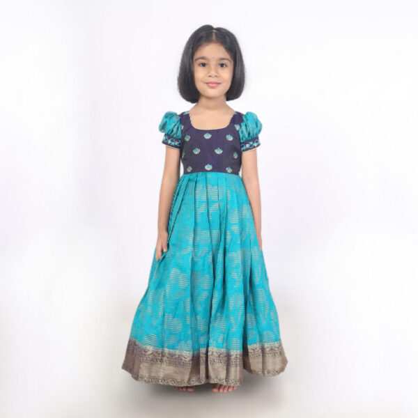 Designer Varnika Neelika festive long gown full length elegant festive wear