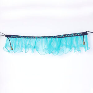 Varnika Neelika festive long gown embroidery detail closeup festive wear