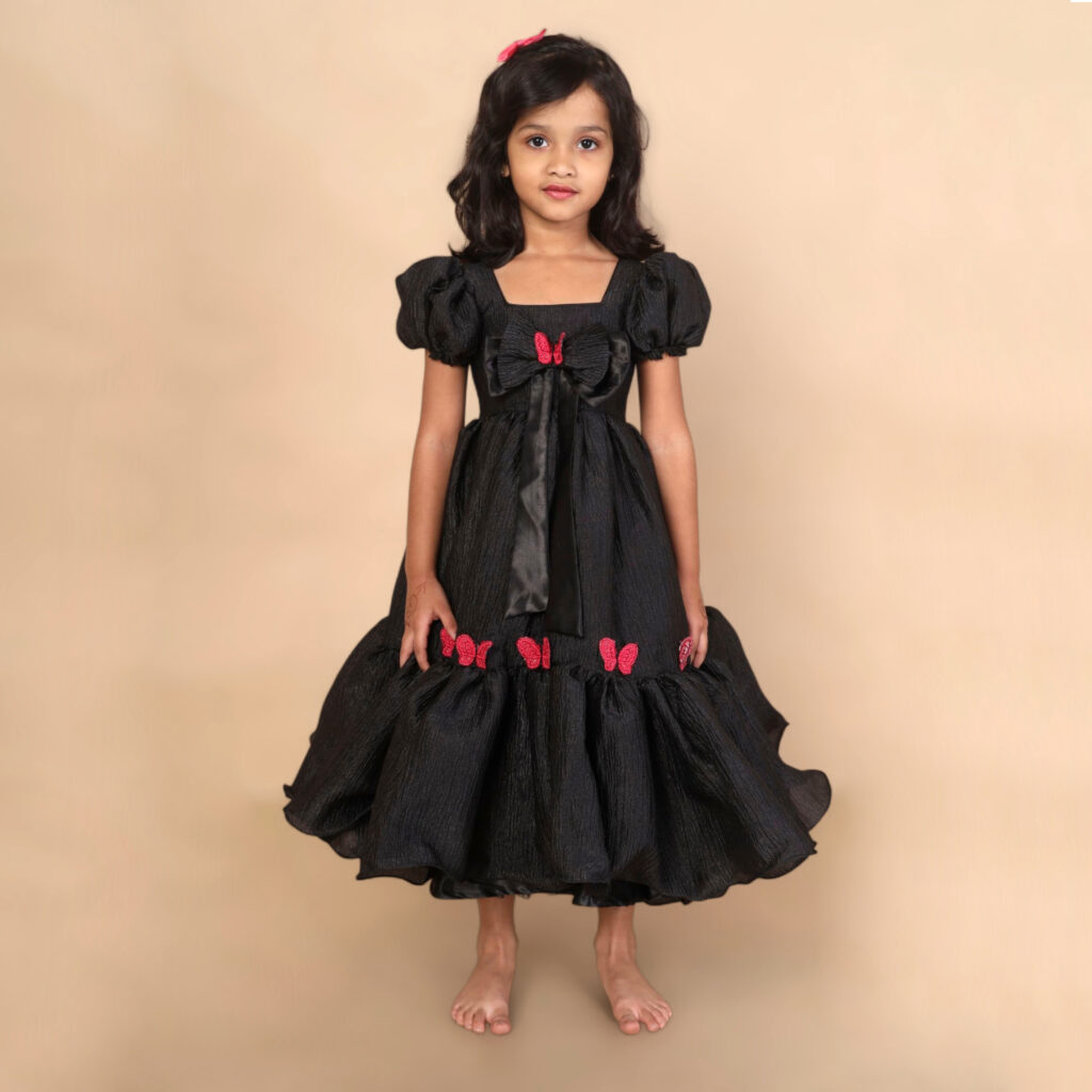 Midnight Long Kids Party Wear Frock
