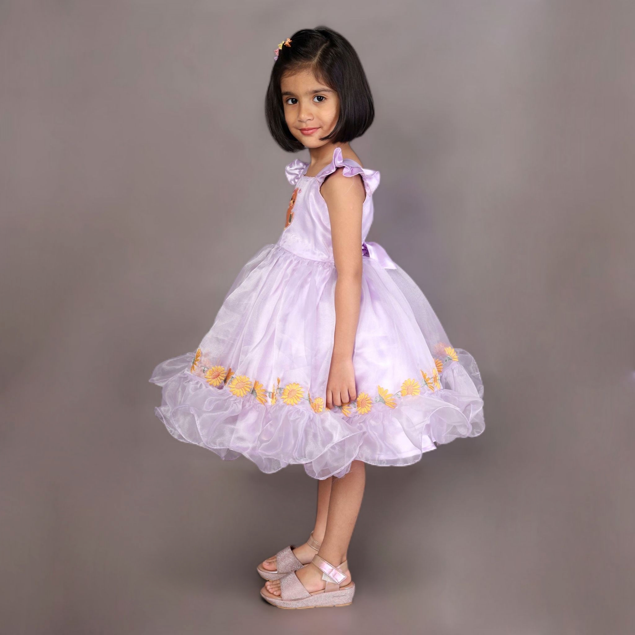 Siara | Daisy Lavender Frock - Image 3