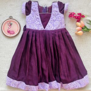 Arvi lavender party frock ready stock immediate dispatch limited sizes