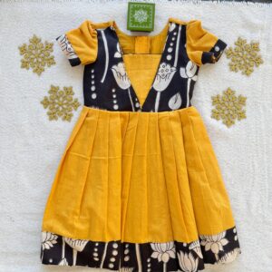 Arvi limited stock Kalamkari kids frock immediate dispatch