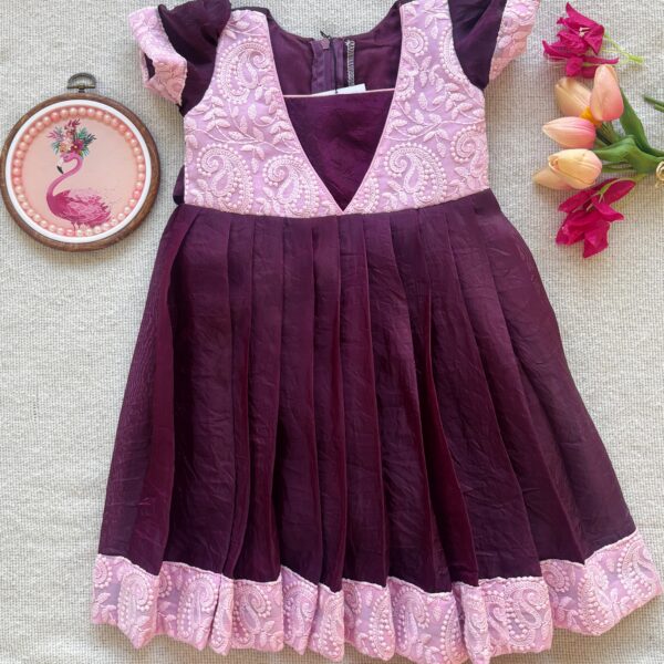 Arvi ready stock kids frock limited sizes immediate dispatch front view