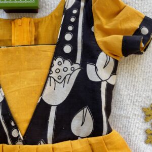 Arvi Kalamkari kids frock full look limited stock