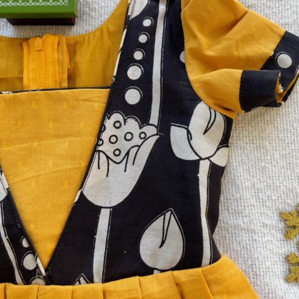 Arvi Kalamkari kids frock full look limited stock