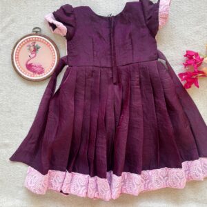back view Arvi ready stock kids frock limited sizes