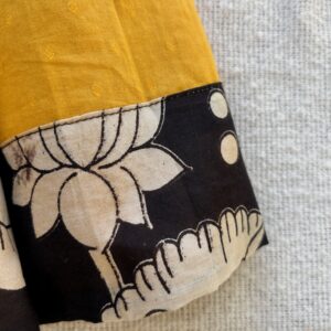 Arvi Kalamkari kids frock style shot ready stock