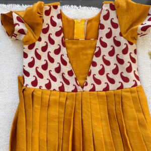 Arvi limited stock Kalamkari kids frock available immediate dispatch