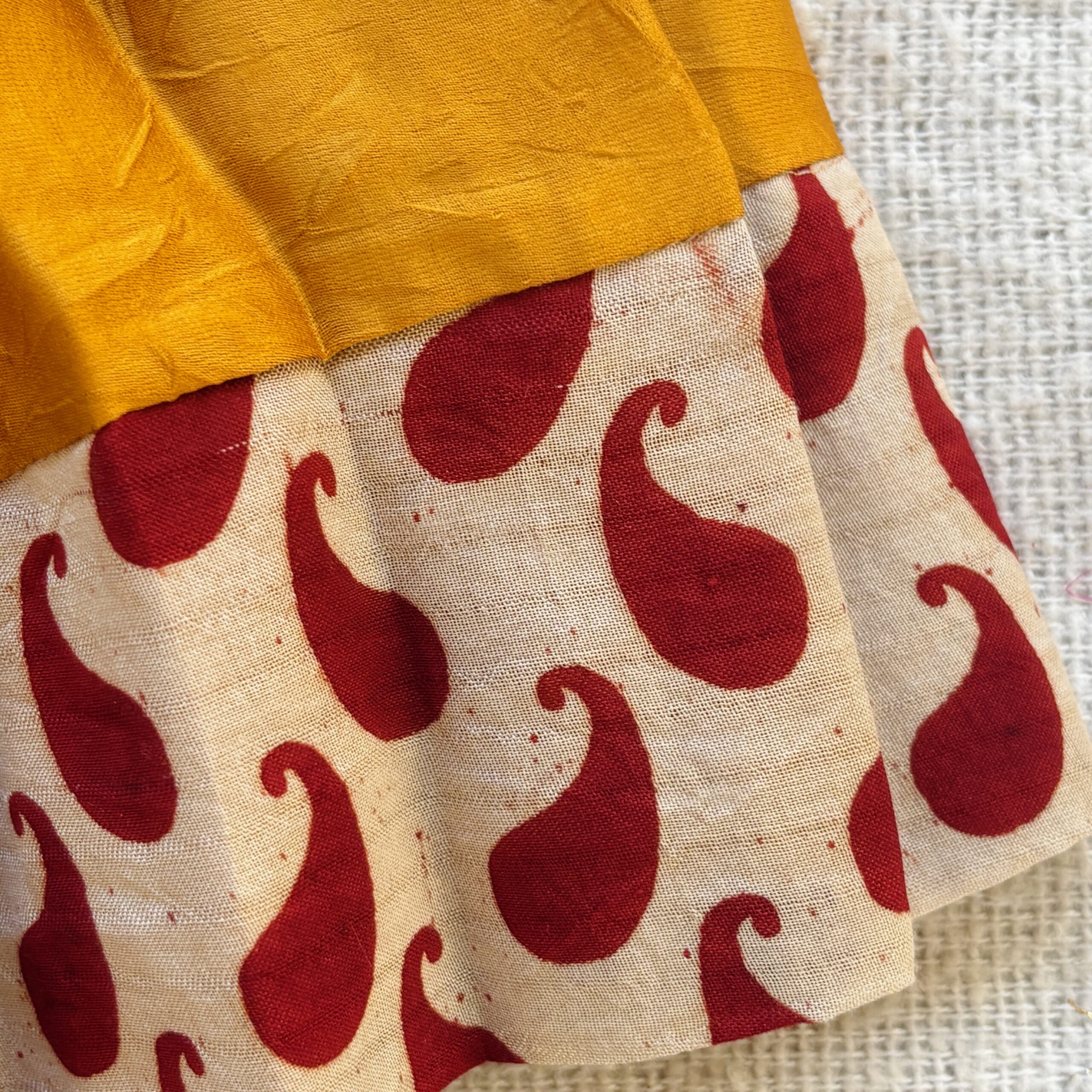 Arvi Kalamkari kids frock full look limited stock