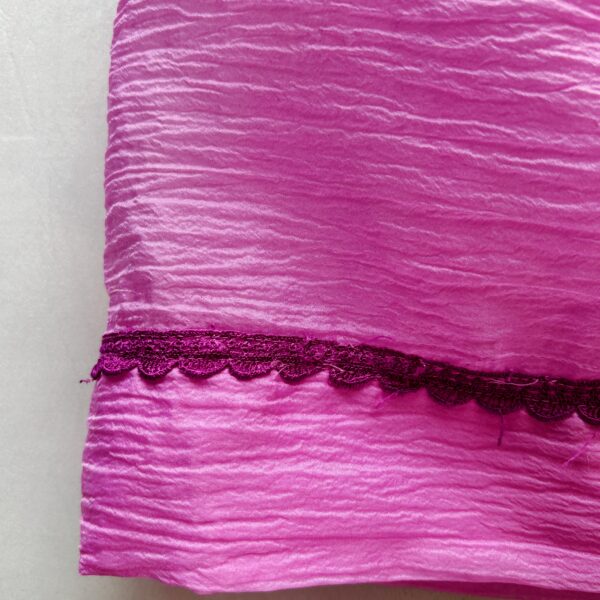 Girls festive dress in pastel pink organza fabric