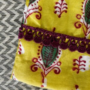 traditional printed cotton frock for girls