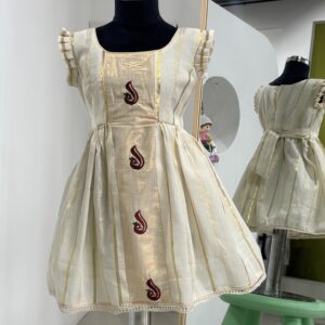 Nila Cotton Kids Frock front view