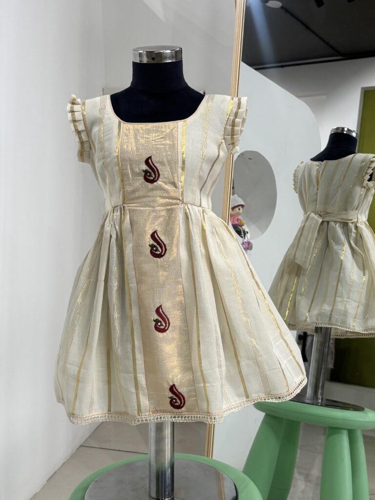 Nila Cotton Kids Frock front view