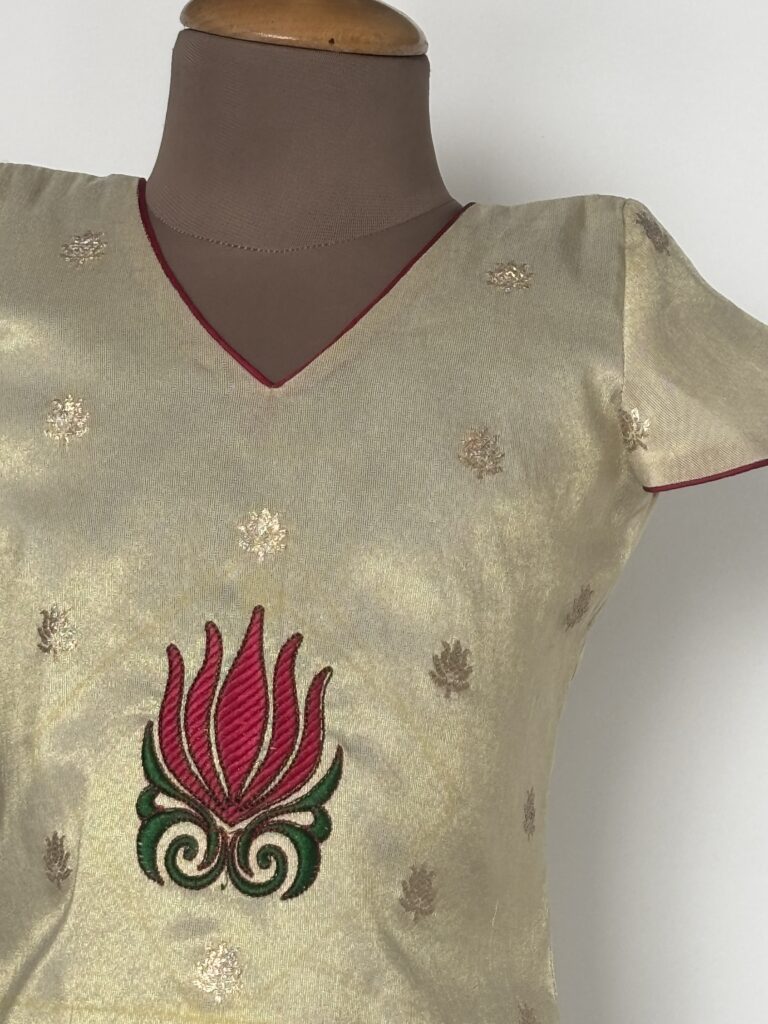Nila Girls' Festive Palazzo & Top Set for festive occasions