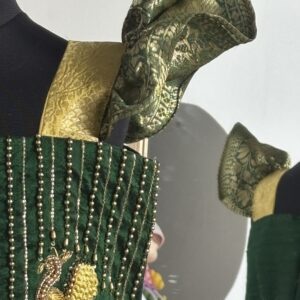 Ready stock handcrafted girls festive frock